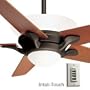 Casablanca Fan 38DH73T 55" Bel Air Halo Ceiling Fan in Oil Rubbed Bronze with Dark Cherry Blades