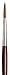 da Vinci Watercolor Series 1587J Paint Brush, Round Light Ox Sabeline Hair, Size 8