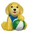 Webkinz Beach Boy Golden Retriever Figure