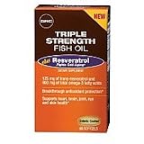 GNC 3X FISH OIL PLUS RESVERATROL 60 CAP