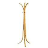 Coat Rack - Contour Series Natural Finish