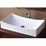 RONBOW Rectangle Vessel Lavatory WHITE CB5032