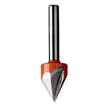CMT 858.001.11 Laser Point Router Bit 1/4-Inch Shank, 1/2-Inch Cutting Diameter, 7/16-Inch Cutting Length, 60 Degree Cutting Angle