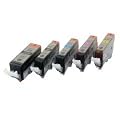 Canon CLI-521 incl. Pgi520 BK (5 Originalpatronen) Tintenpatrone Multipack Bundle