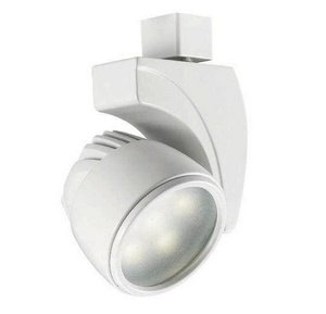WAC Lighting L-18F-WW-WT LED Track Fixture - 18W Warm White Flood, White Finish