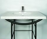 Bowl Vanity Combo Sink LUX-NATHAN-W: 31 1/2 W x 6.25 H x 19.75 Depth