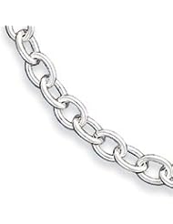 Sterling Silver Fancy Link Necklace QH1046-18"