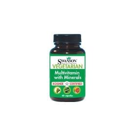 Vegetarian/Kosher Multivitamin w/Min 60 Veg Caps