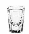 Libbey 5127S0710 1.5 Ounce Fluted Whiskey Glass with 3/4 Ounce Line (5127S0710) Category: Whiskey Glasses