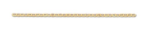 14k 9in Polished Anchor Link Anklet