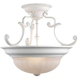 IMAGE OF Two-Light Semi-Flush Ceiling Fixture