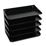 MMF Industries 2645HLBK 5-Tier multi-tier steel horizontal organizer, legal size, 15 x 8-3/4 x 12-1/8