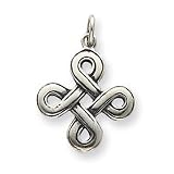 Sterling Silver Celtic Pendant - JewelryWeb