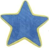 LA Rugs Fun Time Shape High Pile Star Blue 39x39