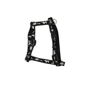 ホッタ ワンぱく ハーネス 胴輪 WPH-10 ブラック 幅1cm 胴回り26～42cm
