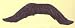 Vinyl Brown Western Comic Costume Moustache