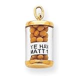 14k Mustard Seeds Charm - Measures 18x10mm - JewelryWeb