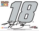 Rare #84 Kyle Busch Ultra Decal Hendrick Motorsports 20 year anniversary logo
