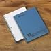 Quad Ruled Wirebound Notebook, 4 Square/Inch, 3-Holes, 8-1/2