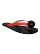MARC JACOBS Patent Ball Bobble Thong Sandals in Coral