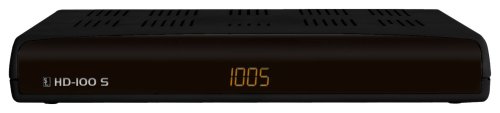 SL HD-100 S Digitaler Satelliten-Receiver (Mini-Format, HDTV, HDMI, Upscaler 720p/1080i, Scart-Schacht) schwarz