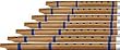 Fipple Bansuri Bamboo India Music Instrument Set of Seven��(bansuri2)