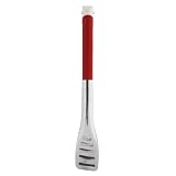 Art and Cook 12-Inch Cooking Tongs Chrome Dreams Collection, Red by Art and Cook