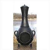 Blue Rooster Pine Cast Aluminum Chiminea