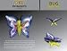 Aqua the Butterfly Looking Glass Torch Sculpture_s-1