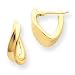 14k Small Twisted Hoop Earrings