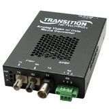 Transition Stand-Alone Analog CCTV Video Receiver - Video extender - external - up to 1.2 miles - 850 nm