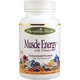 Muscle Energy - Used for Muscle Enhancement, Athletic Performance and Sexual Vitality, 60 Vcaps., (Paradise Herbs)