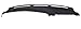Covercraft Custom Fit Dash Cover for Select Daihatsu Charade Models - Polyester (Black)