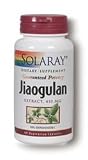 Jiaogulan Extract 60 Caps 410 mg ( Xiancao or the Immortality Herb ) By Solaray