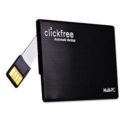 Clickfree Automatic Backup Traveler 64 GB USB 2.0 Flash Drive FL640 (Jet Black Aluminum Chassis) On Sale