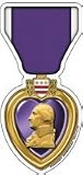Purple Heart Car Magnet