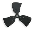 Dayton 2MVX3 Replacement Propeller, 16 In Dia, 3/8 Bore