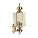 8545-01 - SeaGull Lighting Three-Light Classico Outdoor Wall Lantern