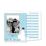 Let It Snow Photo Card Holiday Digital Photo Cards