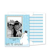Let It Snow Photo Card Holiday Digital Photo Cards