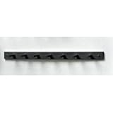 Wooden Peg Rack (Black) (1 3/4H x 24W x 3 1/2D)