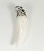 Sterling Silver Synthetic Ivory & Onyx Native American Inspired Pendant