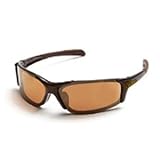 Body Spec Moons Sunglasses with Metallic Brown Frame and Bronze Mirror/Clear/Yellow Lenses
