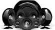 KEF KHT3005SE 5.1-Lautsprechersystem hochglanz schwarz