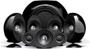 KEF KHT3005SE 5.1-Lautsprechersystem hochglanz schwarz