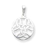 Sterling Silver Celtic Knot Pendant - JewelryWeb