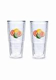 Tervis Tumblers - Fruit - Citrus - 24 oz Big T - set of 2 - B000Z4M0AY