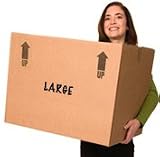 EcoBox Brand 24 x 18 x 18" Genuine Large Moving Boxes (Pack of 7)