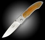 Fallkniven-P Folder w/ Yellow Bone Handles