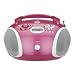 Grundig RCD 1420 MP3/CD tragbarer Radiorekorder pink